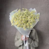 Монобукет из кустовых ромашек